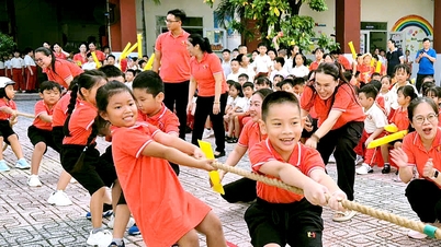 Trường tiểu học tổ chức 'thế vận hội' vui hết cỡ cho học trò lẫn phụ huynh