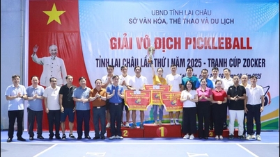 Ceremonia zamknięcia I Mistrzostw Prowincji Lai Chau w Pickleballu