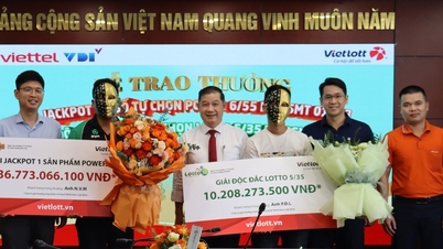 Ganador del Vietlott de casi 37 mil millones de VND: Mi familia no pudo dormir en toda la noche