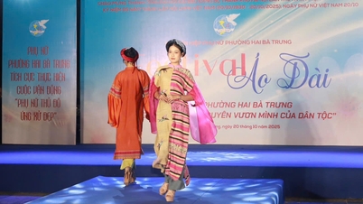 Colorido Festival Ao Dai para Mujeres en el Distrito de Hai Ba Trung