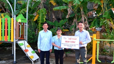 VifaSport spendet Sport- und Spielgeräte für Kinder in Da Nang