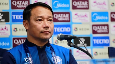 What did Nam Dinh coach say before playing Gamba Osaka in the Asian Cup?