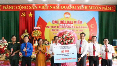 Congrès des délégués du Front de la Patrie du Vietnam de la commune de Binh Gia, mandat 2025-2030