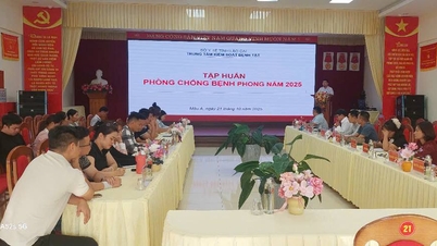 Trung tâm Kiểm soát Bệnh tật tỉnh Lào Cai: Tổ chức tập huấn về phòng chống bệnh phong năm 2025