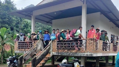 Urgently evacuate 61 households in Quang Ngai to safety after discovering mountain cracks