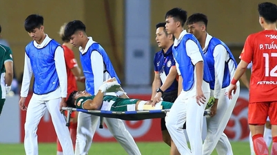 El portero Bui Tien Dung se rompió el ligamento de la rodilla y se retiró de la V-League.