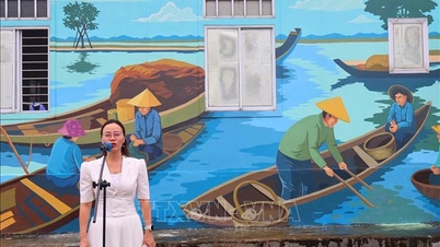 Lanzamiento de la Ruta Mural de Reducción de Plásticos Cu Lac - Ngu My Thanh