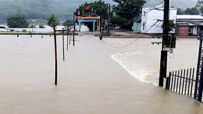 A tempestade Than Gio não é forte, mas traz uma terrível "bomba de água", equivalente a meio ano de chuva no Sul.