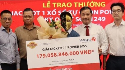 Guru di Da Nang memenangkan jackpot Vietlott lebih dari 179 miliar VND