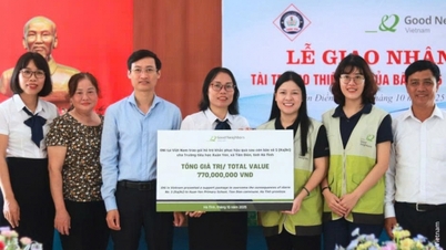 A GNI apoia a recuperação das vítimas da tempestade: unindo forças para criar um ambiente de aprendizagem seguro e de qualidade para os alunos da província de Ha Tinh