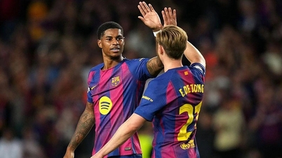 Rashford marcou duas vezes e o Barcelona venceu por 6 a 1 na Liga dos Campeões