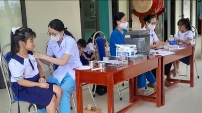 Da Nang implementa vacinação contra tétano e difteria para mais de 35.000 crianças de 7 anos