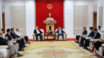 Vorsitzender des Volkskomitees der Provinz Bui Van Khang empfing internationale Investoren