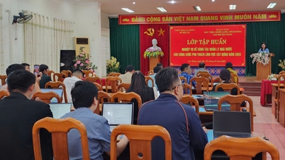 Opleiding in bouwwerkzaamheden voor 56 ambtenaren van gemeenten en wijken - Cao Bang Electronic Newspaper