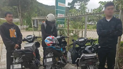 Xử lý 3 quái xế che biển số, phóng như bay trên Quốc lộ 27C