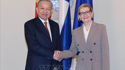 Le secrétaire général To Lam a rencontré la première vice-présidente du Parlement finlandais, Paula Risikko