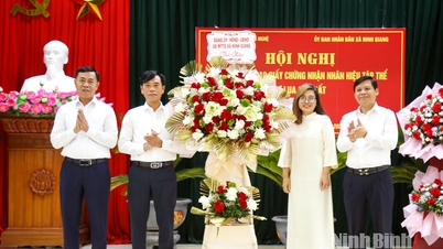 Concessão do Certificado de Marca Coletiva "Co Chat Silk" à Comuna de Ninh Giang