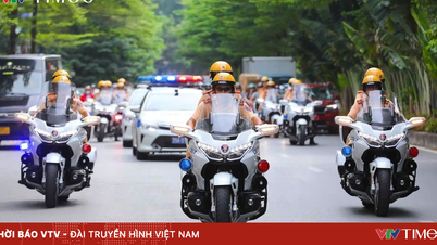 La Policía de Tráfico de Hanoi está lista para garantizar la seguridad en la ceremonia de firma de la Convención de Hanoi.