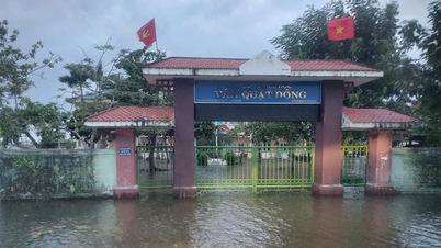 Bão chưa tới Huế đã ngập nặng, toàn bộ học sinh được nghỉ học