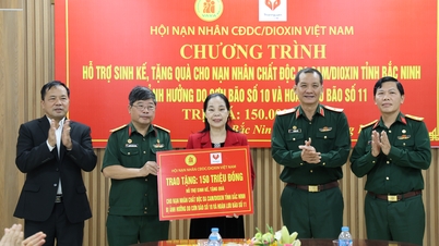 150 miljoen VND toegekend ter ondersteuning van families van slachtoffers van Agent Orange/dioxine