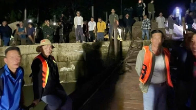 Un bateau chavire sur le réservoir de la rivière Da, une personne est portée disparue
