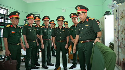 Le lieutenant-général Phung Si Tan visite et inspecte les unités de la province de Gia Lai