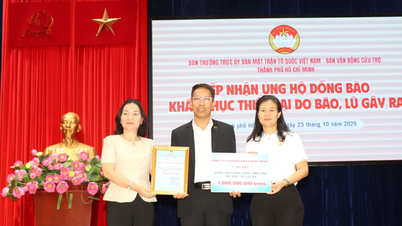 Cidade de Ho Chi Minh recebe 6,4 bilhões de VND adicionais para apoiar pessoas em áreas afetadas por enchentes
