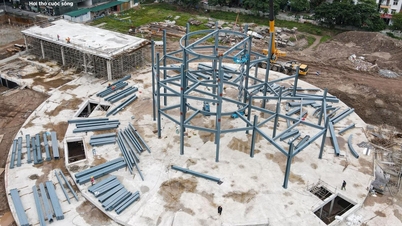 Panorama stesen bas 120 bilion VND paling moden di Hanoi selepas 6 bulan pembinaan