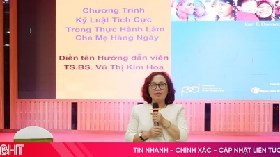 การเสริมสร้างศักยภาพเจ้าหน้าที่สหภาพสตรีด้านทักษะการเลี้ยงดูบุตร
