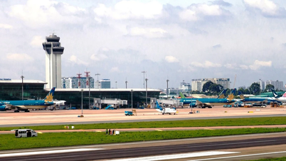 Aumentar os horários de decolagem e pouso no Aeroporto Tan Son Nhat durante a alta temporada do Ano Novo Lunar