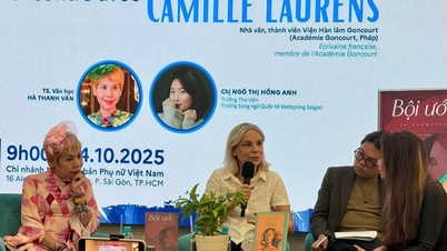 Den franska författaren Camille Laurens möter vietnamesiska läsare