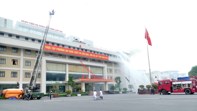 Lao Cai schließt 2025 Brandbekämpfungs- und Rettungsübungen auf Provinzebene ab