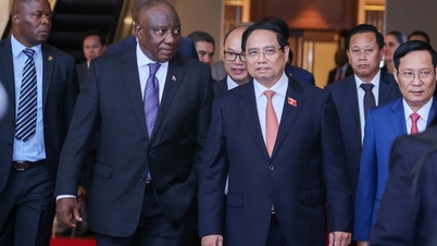 Premier Pham Minh Chinh en de president van Zuid-Afrika roepen bedrijven in beide landen op om connectiviteit en investeringen te bevorderen.
