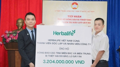 A Herbalife Vietnam több mint 3,2 milliárd VND-vel támogatja a természeti katasztrófák sújtotta északi és középső régiók lakosait.