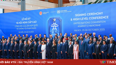 Upacara pembukaan penandatanganan Konvensi Hanoi tentang Kejahatan Dunia Maya