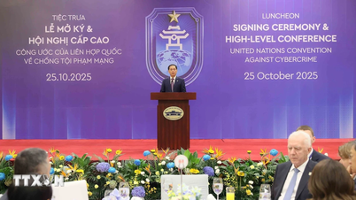 Vice premiärminister Bui Thanh Son ledde lunchen vid Hanoi-konventionen.