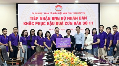 O Tien Phong Commercial Joint Stock Bank apoia a província de Thai Nguyen com 1 bilhão de VND para superar as consequências de desastres naturais.