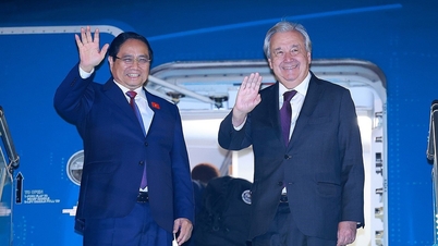 นายกฯ และเลขาธิการสหประชาชาติเดินทางร่วมกันเพื่อเข้าร่วมการประชุมอาเซียน