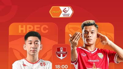 Élő V-liga futball: Hai Phong vs Ha Tinh, SLNA vs Thanh Hoa