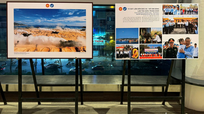 Mar e ilhas impressionantes da Pátria em cada quadro