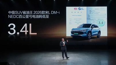 Λανσάρισμα του BYD Song L το 2026, με αυτονομία 1.630 χλμ., «κατανάλωση καυσίμου» 3,4 λίτρα/100 χλμ., τιμή 516 εκατομμύρια