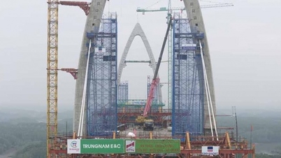 [Фото] Будівництво мосту Фуок Ан вартістю майже 5 000 мільярдів донгів, що з'єднує Хошимін та Донгнай, прискорюється.
