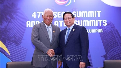 Perdana Menteri Pham Minh Chinh bertemu dengan Presiden Dewan Eropa Antonio Costa