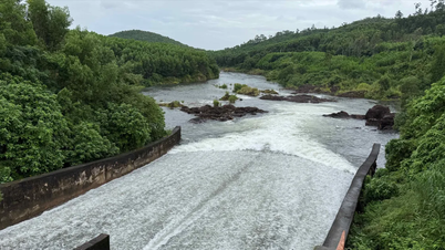 Phu Ninh reservoir discharge regulation from 3:00 p.m., today, October 27
