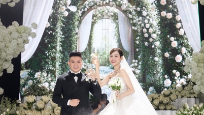 O luxuoso casamento da rainha da beleza Do Thi Ha e do empresário Nguyen Viet Vuong