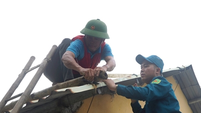 Palang Merah Bandar Da Nang mengumumkan senarai sukarelawan untuk menyokong mangsa banjir