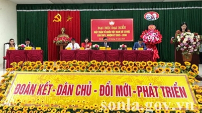 ກອງ​ປະ​ຊຸມ​ໃຫຍ່​ຜູ້​ແທນ​ທົ່ວ​ປະ​ເທດ​ຄັ້ງ​ທີ 1 ຂອງ​ຄະ​ນະ​ກຳ​ມະ​ການ​ແນວ​ໂຮມ​ປະ​ເທດ​ຊາດ​ຫວຽດ​ນາມ ​ຕາ​ແສງ ​ໄຕ​ໂຮ່ ​ອາ​ຍຸ​ການ 2025 - 2030