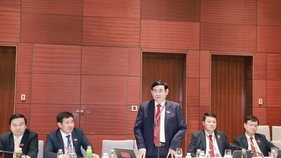 Delegasi BIDV secara aktif berkontribusi pada laporan politik Kongres Partai Pemerintah