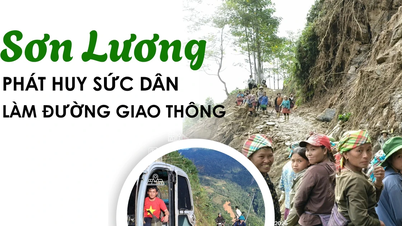 Son Luong menggembleng kekuatan rakyat untuk membina jalan raya