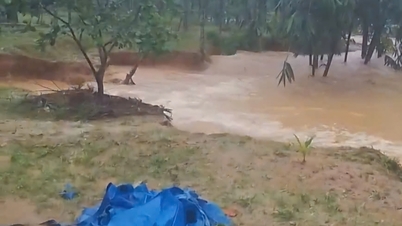Phu Bai evacueerde 55 huishoudens uit het gebied waar de aardverschuiving plaatsvond.
